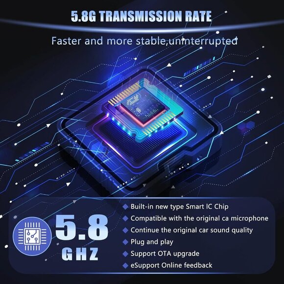 Wireless CarPlay Adapter, Car Play Adapter with Netflix/YouTube - Picture 6 of 9